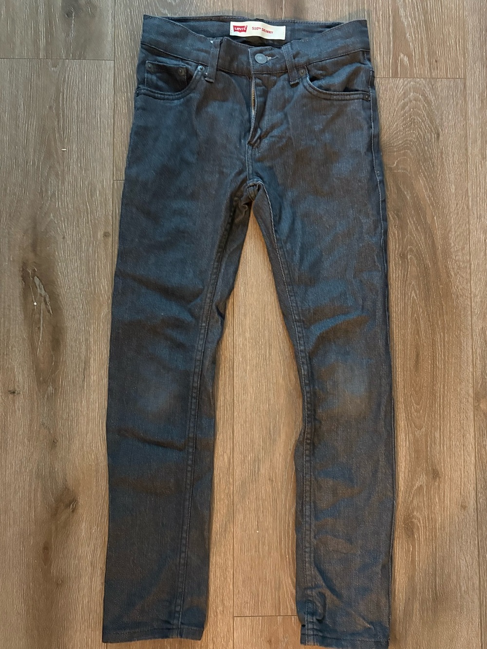 Levi's 510 Boys Skinny Jeans in Charcoal Gray Size 10 Reg